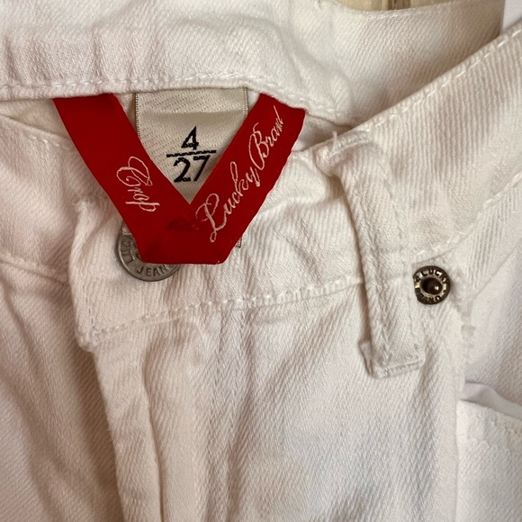 Lucky brand cropped white jeans - Picture 3 of 3